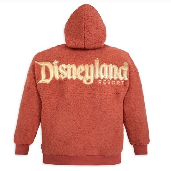 Disneyland Resort Tops - Disneyland Resort Sherpa Hoodie Rose Gold Sherpa Pullover Hoodie Size M